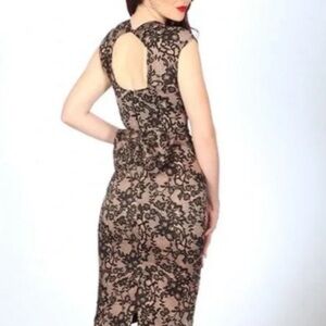 Stop Staring Pink Lace Dresss M